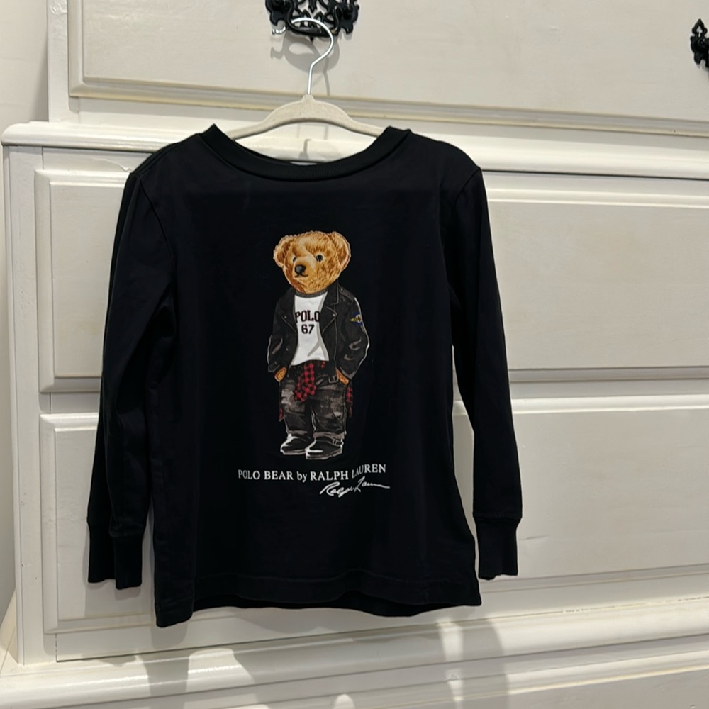 Polo Ralph Lauren Boys Black long sleeve tee